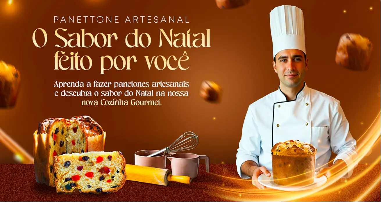 Imagem: Curso de Panetone Artesanal Rosa Branca